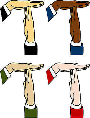 EPS 해외이미지 클립아트 손 일러스트 비즈니스 미술 그래픽 빨간색 초록색 파란색 세트 컬러풀 검은색 흰색 시간 비즈니스맨 정지 낙서 만화 피부 사인 그림 클립 일시정지 고립 그만 단절 해외202004 해외일러스트 남자 컬러 모션 문화예술 신체부위 직장인 파일형식 벡터 이미지허브