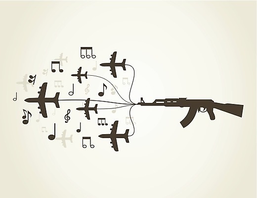 EPS 해외이미지 디자인 실루엣 문화 무기 음악 일러스트 노래 미술 쪽지 기구 우아함 스케치 준비 그림 복고 대패 멜로디 회복 해외202004 해외일러스트 컨셉 문화예술 촬영기법 파일형식 벡터 이미지허브