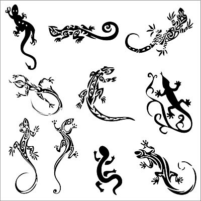 EPS 해외이미지 동물 일러스트 파충류 검은색 10 해외202004 해외일러스트 컬러 숫자 파일형식 벡터 이미지허브