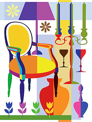 EPS 해외이미지 라이프스타일 디자인 가구 컨셉 의자 일러스트 유리 벽지 추상 주택 아이디어 내부 장식 빛 꽃병 방 램프 묘사 오브젝트 질감 안락의자 리빙 스타일 해외202004 해외일러스트 꽃 생활용품 무늬 재질 조명 건물 생활 파일형식 벡터 이미지허브