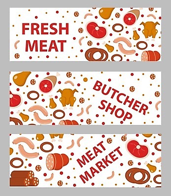 EPS 해외이미지 배너 잡화 음식 조각 다이어트 일러스트 재료 건강 육류 돼지고기 스테이크 요리 장식 농장 상점 식당 저녁식사 소고기 흰색 신선 소시지 시장 플랫 상품 만화 수집 메뉴 유기농 진열장 햄 날것 슈퍼마켓 점심식사 고립 단백질 살라미 식품점 정육점 해외202004 해외일러스트 웰빙 컬러 농업 식재료 서양음식 식사 가공식품 영양소 파일형식 벡터 이미지허브