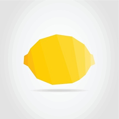 EPS 해외이미지 일러스트 사람없음 노란색 레몬 심플 해외202004 해외일러스트 컬러 과일 파일형식 벡터 이미지허브