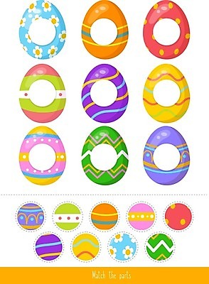 EPS 해외이미지 어린이교육 교육 일러스트 미술 사람없음 계란 그림 유아교육 학습지 해외202004 해외일러스트 문화예술 교재 알 파일형식 벡터 이미지허브