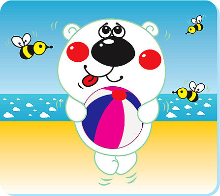 EPS 해외이미지 클립아트 동물 모래 파도 바다 여행 일러스트 공 자연 하늘 휴가 휴식 항해 야외 물 여름 파란색 뜨거움 만화 기린 그림 해외202004 해외일러스트 자연요소 계절 컬러 컨셉 배_교통 포유류 생태계 파일형식 벡터 이미지허브