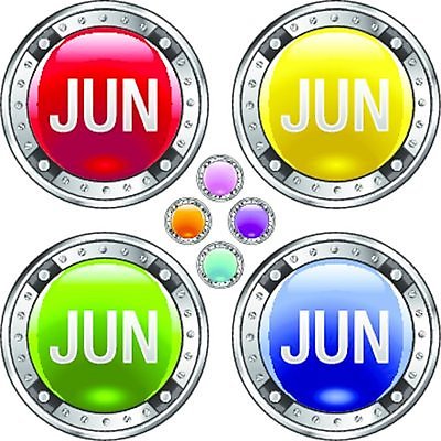 EPS 해외이미지 디자인 계절 산업 인터넷 일러스트 표시 빨간색 초록색 파란색 빛 노란색 웹 달력 시간 원형 날짜 은색 계획 6월 심볼 사인 배지 네비게이션 휘장 월 엘리먼트 해외202004 해외일러스트 도형 컬러 컨셉 파일형식 벡터 이미지허브