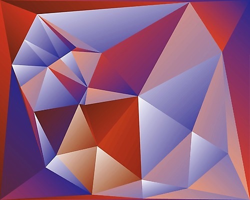 EPS 해외이미지 백그라운드 일러스트 추상 사람없음 그래픽 빨간색 파란색 기하학 지오메트릭 해외202004 해외일러스트 컬러 무늬 파일형식 벡터 이미지허브