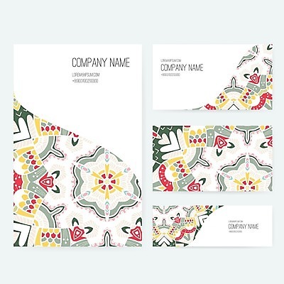 EPS 해외이미지 템플릿 디자인 종이 백그라운드 컨셉 꽃무늬 일러스트 비즈니스 명함 사람없음 그래픽 장식 세트 공백 수확 화려 고급 레이아웃 복고 엘리먼트 스타일 해외202004 해외일러스트 꽃 무늬 농업 파일형식 벡터 이미지허브