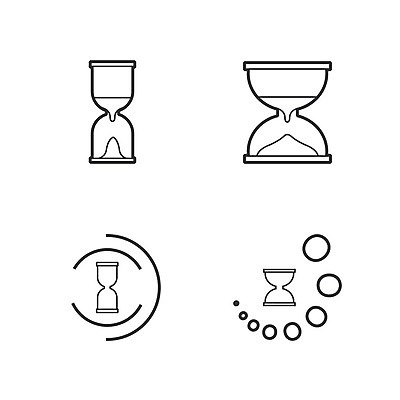 EPS 해외이미지 전통 모래 시계 일러스트 유리 사람없음 시간 기다림 모래시계 심플 타이머 고립 분 해외202004 해외일러스트 모션 재질 파일형식 벡터 이미지허브