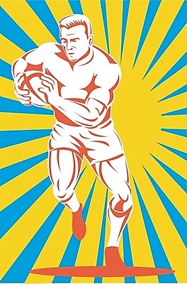 EPS 해외이미지 남자 스포츠 일러스트 공 달리기 럭비 복고 통과 충전 고립 목판화 플레이어 해외202004 해외일러스트 모션 사람 구기 파일형식 벡터 이미지허브
