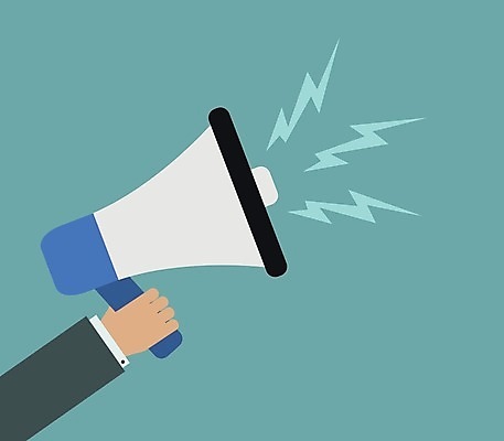 EPS 해외이미지 일러스트 말하기 경고 확성기 소리 장비 긴급 발표 메시지 볼륨 마이크 사인 오디오 방송 시끄러움 소통 경보 고립 비명 항의 해외202004 해외일러스트 음향기기 컨셉 모션 전자제품 파일형식 벡터 이미지허브