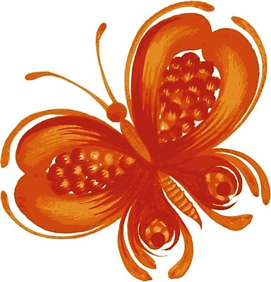 EPS 해외이미지 디자인 나비 백그라운드 일러스트 수채화 미술 사람없음 주황색 손그림 해외202004 해외일러스트 컬러 곤충 문화예술 파일형식 벡터 이미지허브