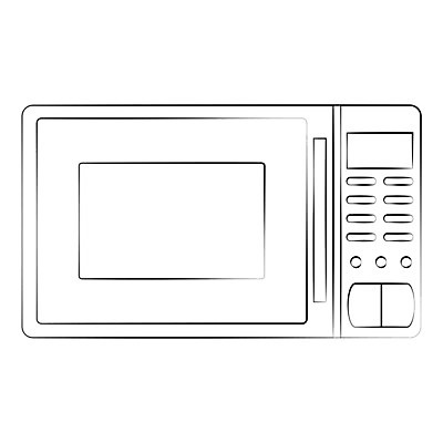 EPS 해외이미지 디자인 실루엣 음식 백그라운드 컨셉 일러스트 주택 요리 주방 검은색 기계 장비 흰색 전자레인지 오븐 난로 심볼 해외202004 해외일러스트 컬러 촬영기법 건물 가전제품 레인지 난방기 파일형식 벡터 이미지허브