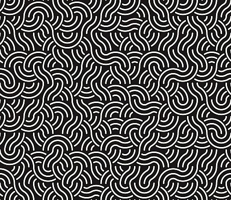 EPS 해외이미지 디자인 선 백그라운드 패턴 곡선 일러스트 추상 흑백 스파게티 사람없음 그래픽 장식 유행 검은색 줄무늬 흐름 흰색 직물 엉킴 얽힘 인쇄 타일 질감 웨이브 복고 펑키 미로 평행 포장소품 불규칙 스타일 해외202004 해외일러스트 컬러 컨셉 무늬 포장 파스타 촬영기법 오브젝트 포장재료 파일형식 벡터 이미지허브