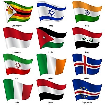 EPS 해외이미지 스티커 일러스트 아이슬란드 사람없음 세트 세계 이탈리아 깃발 국기 인도네시아 아일랜드 예멘 요르단 이라크 이란 이스라엘 해외202004 해외일러스트 유럽 아시아 중동 서아시아 파일형식 벡터 이미지허브