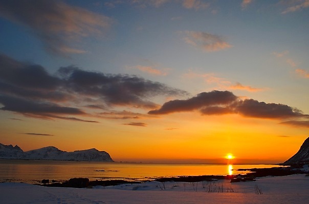 포토 JPG 해외이미지 노르웨이 풍경 사람없음 빛 태양 일몰 저녁 해외202004 해외포토 자연요소 유럽 노을 야간 파일형식 이미지허브