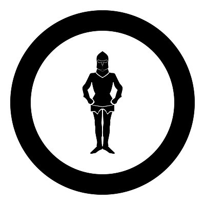 EPS 해외이미지 신체 일러스트 흑백 미술 경비 정장 검은색 원형 중세 역사 헬멧 만화 심볼 그림 싸움 방패 병정 레깅스 기수 갑옷 해외202004 해외일러스트 도형 옷 컬러 모션 하의 문화예술 촬영기법 안전 보호 보호장비 파일형식 벡터 이미지허브