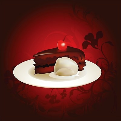 EPS 해외이미지 접시 커피 음식 백그라운드 일러스트 휴가 빨간색 파티 식당 초콜릿 카페 사막 체리 달콤 크림 해외202004 해외일러스트 식기 음료 컬러 과일 디저트 이벤트 상점 맛 파일형식 벡터 이미지허브