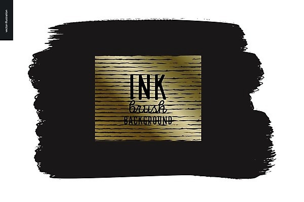 EPS 해외이미지 백그라운드 일러스트 붓터치 사람없음 검은색 질감 그런지 레터링 해외202004 해외일러스트 컬러 파일형식 벡터 이미지허브