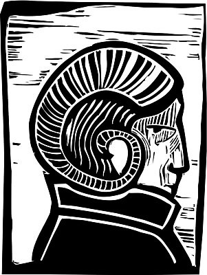 EPS 해외이미지 일러스트 염소 요정 뿔 이야기 악마 왕 공상 램 목판화 전설 해외202004 해외일러스트 포유류 파일형식 벡터 이미지허브