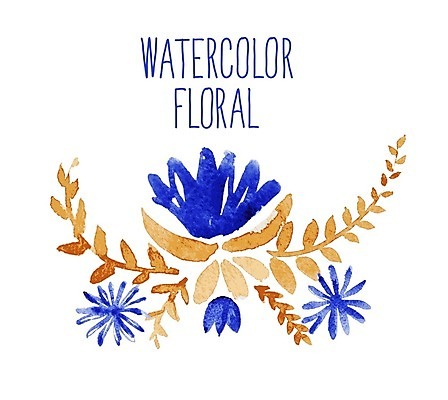 EPS 해외이미지 꽃잎 꽃 포스터 백그라운드 잎 꽃무늬 일러스트 수채화 사람없음 화환 원형 날짜 해외202004 해외일러스트 도형 식물 무늬 파일형식 벡터 이미지허브