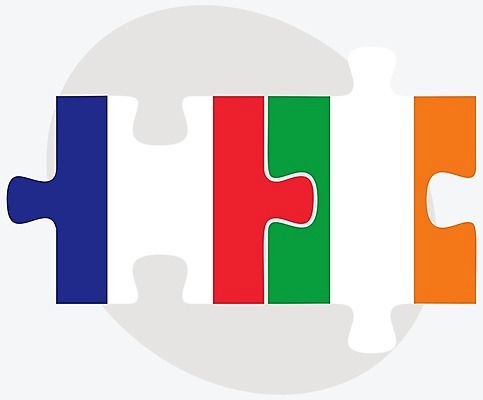 EPS 해외이미지 조각 컨셉 일러스트 관계 협력 함께함 사람 그래픽 3D 프랑스 깃발 퍼즐 연결 결합 접속 오브젝트 흰배경 아일랜드 나눔 해결 더블린 프랑스어 고립 공화국 전국 정부 정치 통일 파리(프랑스) 해외202004 해외일러스트 문자 유럽 나라 백그라운드 흰색 디지털합성 파일형식 벡터 이미지허브