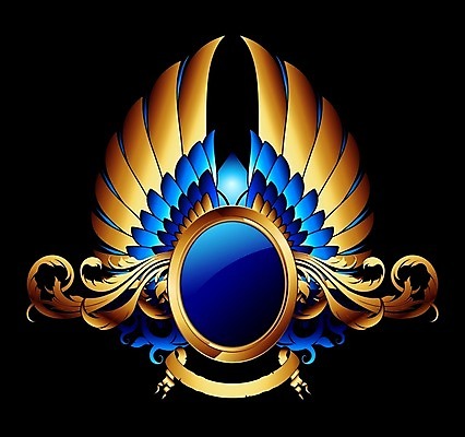 EPS 해외이미지 모양 배너 날개 일러스트 프레임 장식 라벨 화려 중세 황금 우아함 심볼 사인 복고 초대 방패 증명서 해외202004 해외일러스트 컨셉 역사 파일형식 벡터 이미지허브