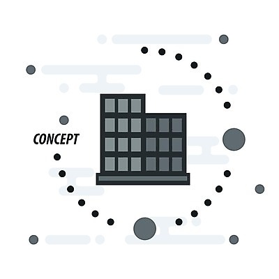 EPS 해외이미지 모양 일러스트 비즈니스 가정 호텔 아파트 사람없음 건물 세트 사무실 도시 재산 도심 심볼 창고 오브젝트 사인 스카이라인 엘리먼트 해외202004 해외일러스트 건축물 숙소 주택 금융 파일형식 벡터 이미지허브