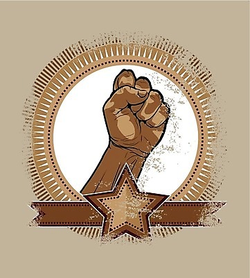 EPS 해외이미지 손 배너 포즈 일러스트 통신 프레임 사람 힘 주먹 자유 원형 사인 반항 혁명 세피아 스트라이크 연대 필승 항의 해외202004 해외일러스트 도형 컨셉 모션 촬영기법 신체부위 우승 파일형식 벡터 이미지허브