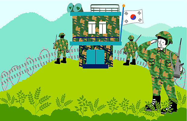 전신 식물 직업 건축물 남자 포즈 일러스트 산 직장 서기 들기 사람 잔디 성인 건물 세명 울타리 확성기 군인 총 구직 깃발 업무 풀 작업실 전문직 국기 태극기 군복 일자리 애국심 충성 보초 철장 남자만 성인남자만 성인만 국내일러스트 AI파일 건축 무기 컨셉 유니폼 회사 비즈니스 모션 담장 작업 국군 파일형식 벡터