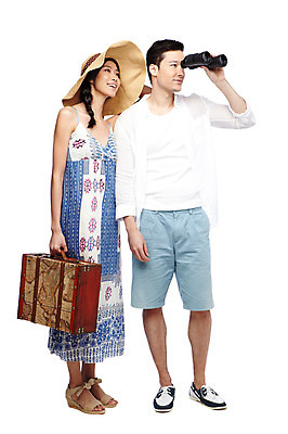 포토 JPG 스튜디오촬영 전신 서양인 외국인 해외기획촬영 모자 라이프스타일 커플 응시 2012년태국 계절 원피스 여자 남자 커플라이프 여행 가방 휴가 실내 서기 미소 웃음 들기 누끼 사람 동양인 20대 성인 두명 캐주얼 여름 여름휴가 바캉스 여행가방 망원경 관찰 청년만 성인만 국내포토 시선 잡화 옷 관계 모션 표정 인종 청년 내부 생활 파일형식 여름_계절