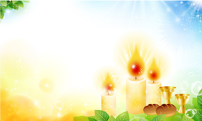 식물 기독교 종교 빵 백그라운드 일러스트 초 촛불 하늘 잔 부활절 사람없음 컵 빛 물방울 풀 국내일러스트 AI파일 식기 기념일 음식 파일형식 벡터