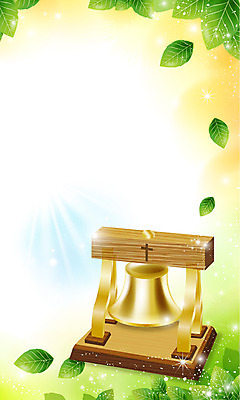 식물 기독교 종교 백그라운드 십자가 일러스트 하늘 나뭇잎 부활절 사람없음 종 풀 국내일러스트 AI파일 기념일 잎 파일형식 벡터