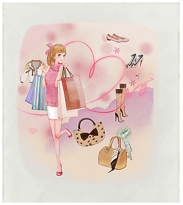 전신 PSD 우먼라이프 라이프스타일 옷 여자 구두 신발 가방 일러스트 부츠 한명 서기 들기 사람 성인 라이프 쇼핑 뷰티 쇼핑백 스카프 핸드백 여자만 여자한명만 성인여자만 성인만 국내일러스트 1 잡화 모션 생활 목도리 파일형식