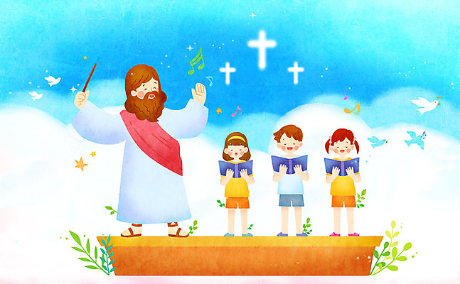 전신 PSD 식물 동물 구름 여자 남자 행복 기독교 종교 어린이 백그라운드 십자가 음표 일러스트 노래 조류 하늘 함께함 서기 미소 웃음 들기 사람 소녀 소년 여러명 성인 책 여름 믿음 무대 풀 예수 성자 지휘봉 성경학교 여름성경학교 지휘 합창 성가대 합창단 국내일러스트 자연요소 기호 계절 감정 음악 다수 컨셉 학교 모션 표정 신_종교 그룹 파일형식 여름_계절