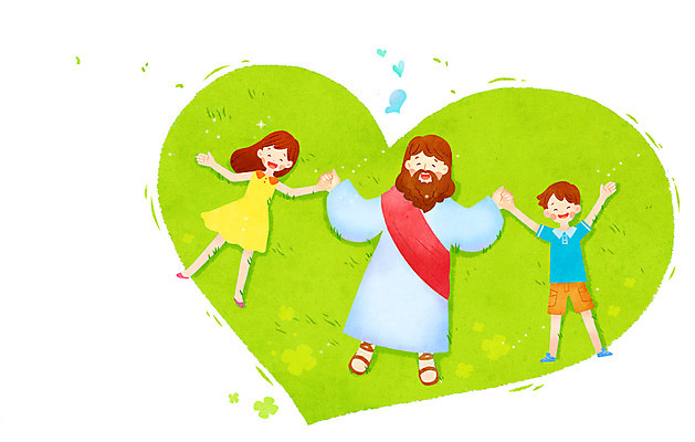 전신 PSD 식물 여자 남자 행복 기독교 종교 어린이 백그라운드 일러스트 함께함 미소 웃음 사람 손짓 소녀 소년 잔디 초원 성인 세명 여름 눕기 믿음 손잡기 하트 풀 예수 성자 성경학교 여름성경학교 국내일러스트 모양 계절 감정 컨셉 학교 모션 표정 신_종교 파일형식 여름_계절