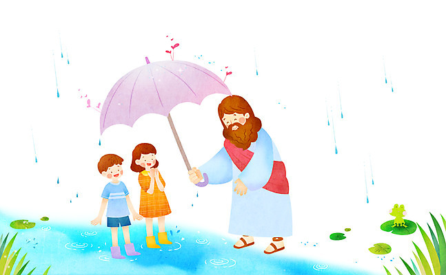 전신 PSD 식물 동물 여자 남자 행복 기독교 종교 어린이 백그라운드 일러스트 우산 날씨 함께함 개구리 장화 서기 미소 웃음 들기 사람 소녀 소년 성인 세명 여름 믿음 풀 예수 비 성자 빗방울 연잎 성경학교 여름성경학교 국내일러스트 자연요소 계절 감정 신발 컨셉 잎 학교 모션 표정 양서류 신_종교 비_날씨 파일형식 여름_계절