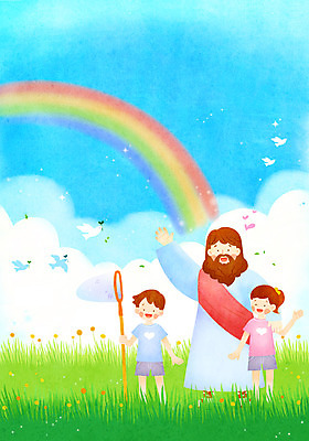 전신 PSD 식물 동물 구름 여자 남자 행복 기독교 종교 어린이 백그라운드 무지개 일러스트 조류 하늘 함께함 서기 미소 웃음 들기 사람 손짓 소녀 소년 잔디 초원 성인 세명 여름 손들기 믿음 인사 풀 예수 성자 곤충채집 성경학교 여름성경학교 채집망 국내일러스트 자연요소 계절 감정 곤충 컨셉 학교 모션 표정 예절 신_종교 수집 파일형식 여름_계절