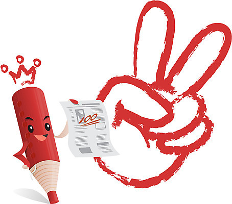 캐릭터 어린이교육 교육 종이 일러스트 홍보캐릭터 손가락 문구용품 학용품 왕관 색연필 교육캐릭터 초등교육 들기 손짓 사람없음 필기구 펜 시험 백 교구 브이 시험지 점수 만점 빨간펜 백점 일러캐릭터 AI파일 손 모션 숫자 오브젝트 파일형식 벡터