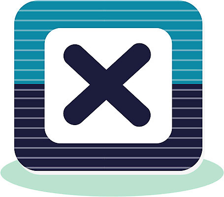 아이콘 문자 기호 상징 버튼 모바일 사람없음 픽토그램 X 심볼 픽토그램아이콘 모바일아이콘 2D아이콘 AI파일 알파벳 파일형식 벡터