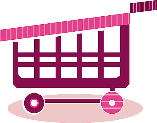 아이콘 모바일 사람없음 쇼핑 웹 쇼핑카 플랫 모바일아이콘 2D아이콘 AI파일 인터넷 카트 파일형식 벡터