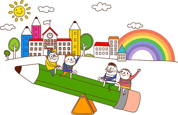 전신 나무 식물 구름 건축물 여자 어린이교육 교육 남자 어린이 무지개 일러스트 학교 사람 앉기 소녀 소년 여러명 건물 친구 태양 연필 놀이기구 시소 어린이만 국내일러스트 AI파일 자연요소 건축 다수 관계 모션 학용품 필기구 파일형식 벡터