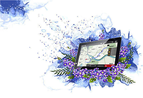 식물 꽃 컬러 백그라운드 잎 꽃백그라운드 일러스트 자연 정보기술 사람없음 전자제품 퓨전 네비게이션 국내일러스트 AI파일 기술 생태계 파일형식 벡터