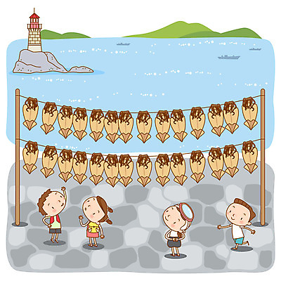 전신 시설물 여자 남자 바다 여행 일러스트 산 안내 건조 한국 등대 서기 사람 여러명 관광지 제주도 해산물 건어물 국내여행 한치 국내일러스트 AI파일 건축물 아시아 다수 모션 오징어 파일형식 벡터