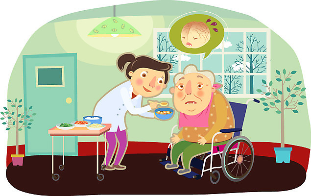 전신 나무 식물 구름 라이프스타일 그릇 여자 할아버지 노년 남자 화분 음식 일러스트 창문 전등 조명 선반 건강 병원 관리 사람 앉기 성인 두명 라이프 실버라이프 노후 문 건강관리 숟가락 식사 가운 의사가운 실버 보호 질병 위험 간호 휠체어 질병관리 요양원 간병인 치매 노인만 국내일러스트 AI파일 자연요소 직업 식기 옷 가구 컨셉 의학 모션 수저 생활 의사 성인만 파일형식 벡터