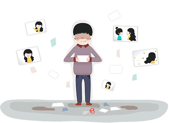 전신 라이프스타일 여자 남자 일러스트 가위 사랑 서기 들기 사람 성인 라이프 기념사진 바보사랑 스토커 성인만 국내일러스트 AI파일 감정 모션 문구용품 생활 파일형식 벡터