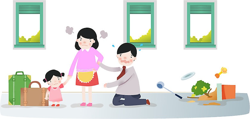 전신 나무 식물 라이프스타일 접시 여자 남자 딸 화분 어린이 가방 일러스트 창문 남편 사랑 서기 사람 소녀 성인 라이프 세명 장난감 캐리어 여행가방 앞치마 분노 아내 무릎꿇기 눈물 국자 싸움 부부싸움 바보사랑 국내일러스트 AI파일 식기 부부 잡화 감정 가족 모션 주방용품 생활 파일형식 벡터