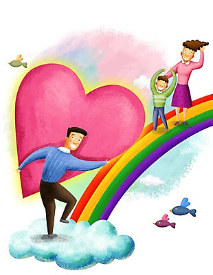전신 PSD 동물 구름 여자 남자 아들 어린이 백그라운드 무지개 일러스트 가족 조류 하늘 엄마 희망프로젝트 사랑 서기 들기 사람 소년 성인 세명 희망 하트 아빠 사랑나눔 하트백그라운드 국내일러스트 자연요소 모양 감정 컨셉 관계 모션 나눔 파일형식