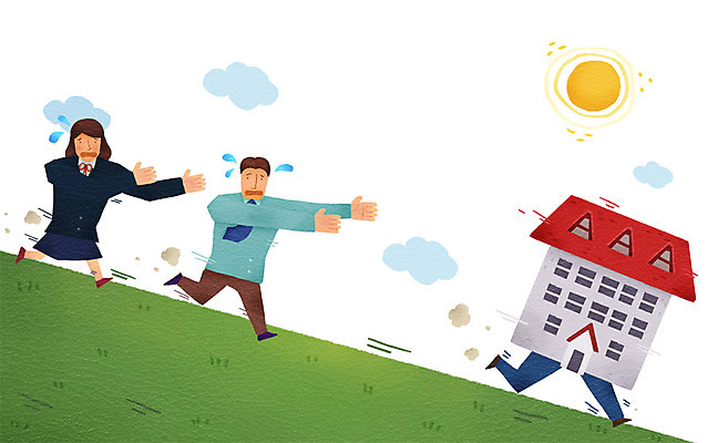 전신 PSD 식물 구름 여자 남자 일러스트 비즈니스 주택 서기 사람 정장 잔디 성인 두명 건물 경제 태양 직장인 비즈니스맨 비즈니스우먼 탈출 눈물 불황 경제불황 울상 성인만 국내일러스트 자연요소 직업 건축물 옷 감정 컨셉 모션 파일형식