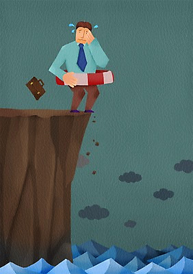 전신 PSD 구름 남자 파도 바다 가방 일러스트 비즈니스 한명 서기 사람 정장 성인 경제 절벽 돌_바위 바위 직장인 비즈니스맨 눈물 튜브 불황 경제불황 울상 남자한명만 성인남자만 국내일러스트 자연요소 직업 1 잡화 옷 감정 모션 남자만 성인만 파일형식