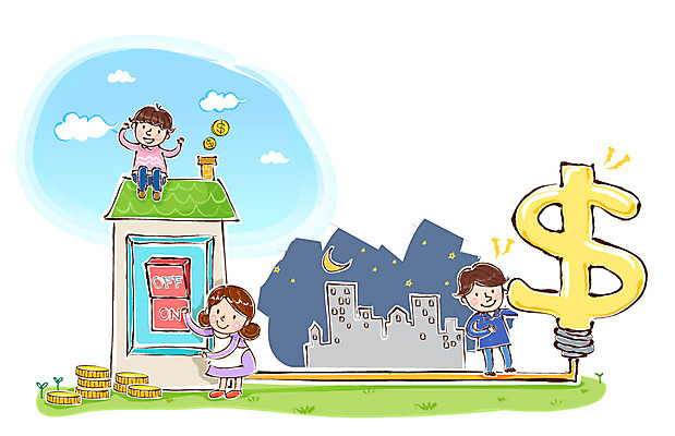 전신 기호 부부 여자 남자 별 아들 어린이 돈 일러스트 전구 남편 조명 주택 서기 사람 앉기 소년 성인 세명 경제 달러 동전 달 자녀 아내 절약 화폐기호 가정경제 에너지절약 스위치 국내일러스트 AI파일 자연요소 문자 커플 컨셉 가정 가족 모션 건물 에너지 재산 화폐 파일형식 벡터